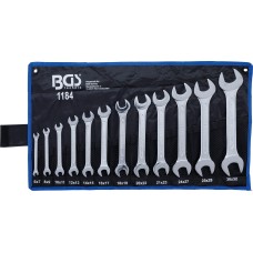 Double Open End Spanner Set | 6x7 - 30x32 mm | 12 pcs.