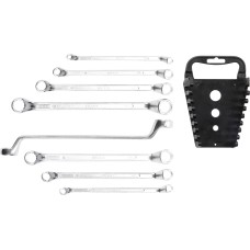 Double Ring Spanner Set | offset | 6 x 7 - 20 x 22 mm | 8 pcs.