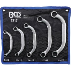 Obstruction Ring Spanner Set | 8x10 - 21x22 mm | 5 pcs.