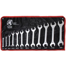 Double Open End Spanner Set | 6 x 7 - 30 x 32 mm | 12 pcs.