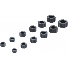 Extractor Cap Set for damaged hexagon Nuts and Bolts | 12 pcs.