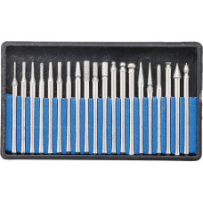 Diamond-Coated Grinding and Milling Drill Bit Set | 20 pcs.
