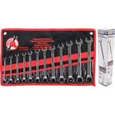 Ratchet Combination Wrench Set | 8 - 19 mm | 12 pcs.