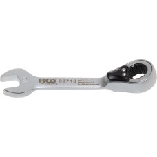 Ratchet Combination Wrench | short | reversible | 10 mm