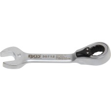 Ratchet Combination Wrench | short | reversible | 12 mm
