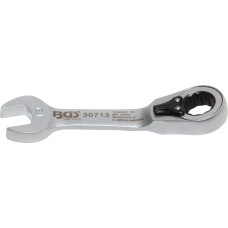 Ratchet Combination Wrench | short | reversible | 13 mm