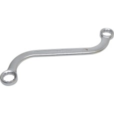 S-Type Double Ring Spanner, 12-point | 16 x 17 mm