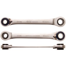 Double Ended Ratchet Wrench 