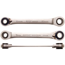 Double Ended Ratchet Wrench 