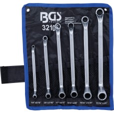 Double Ring Spanner Set | offset | Inch Sizes | 1/4