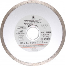 Diamond Cutting Disc | Wet cut | Drill hole Ø 22.2 mm | Ø 115 mm
