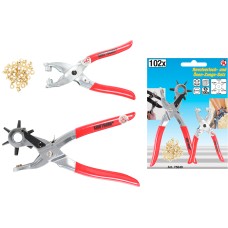 Revolving Punch Pliers and Eyelet Pliers Set | 102 pcs.