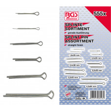 Splint Pin Assortment | Ø 1.6 - 4.0 mm | 555 pcs.