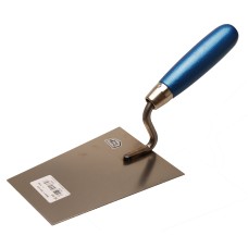 Mason's trowel, German Type | with Swan's Neck | Stainless | 160 mm