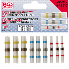 Soldering Connector Set | with Shrink Tube | 9 pcs.