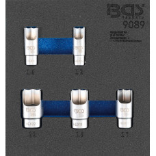 Tool Tray 1/6: Special Sockets for elbow connectors | 5 pcs.